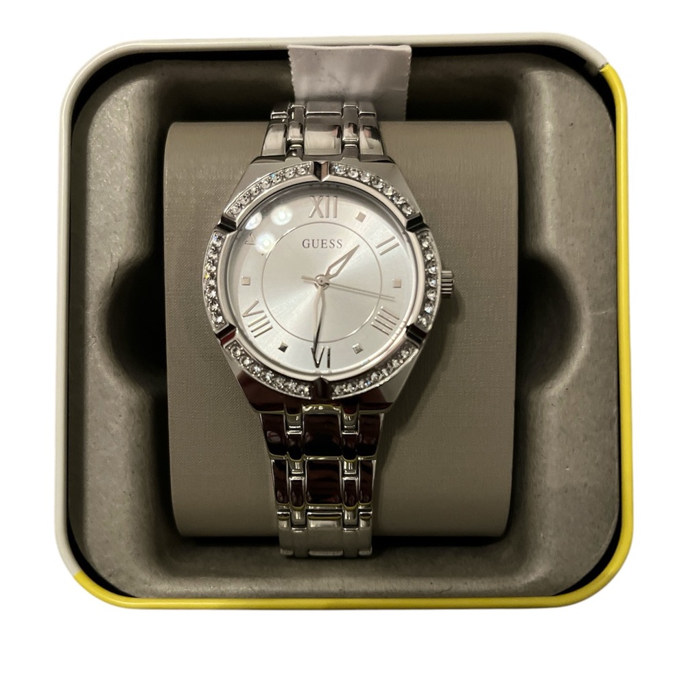 Silver And Crystal Guess Small Face Women’s Watch